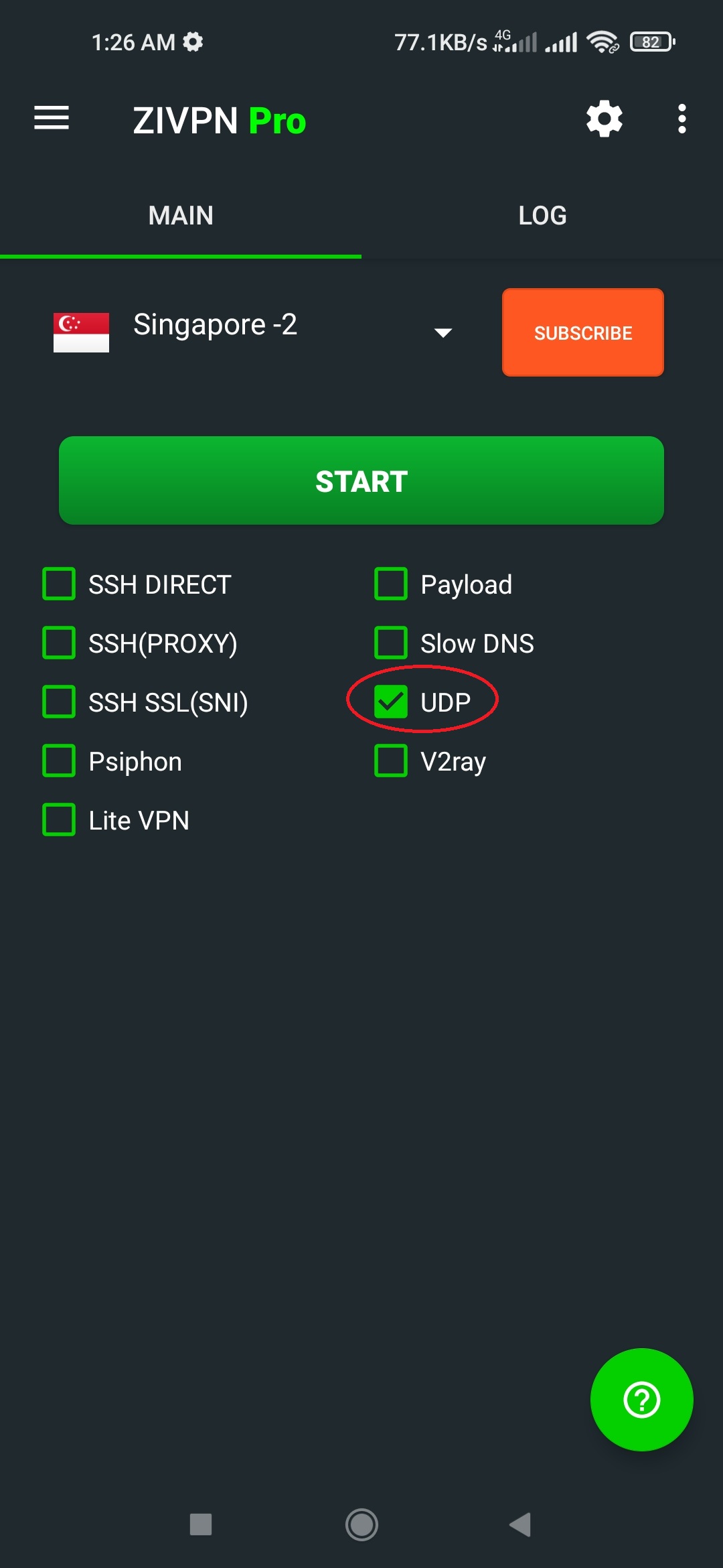 Built-In UDP Server Selection